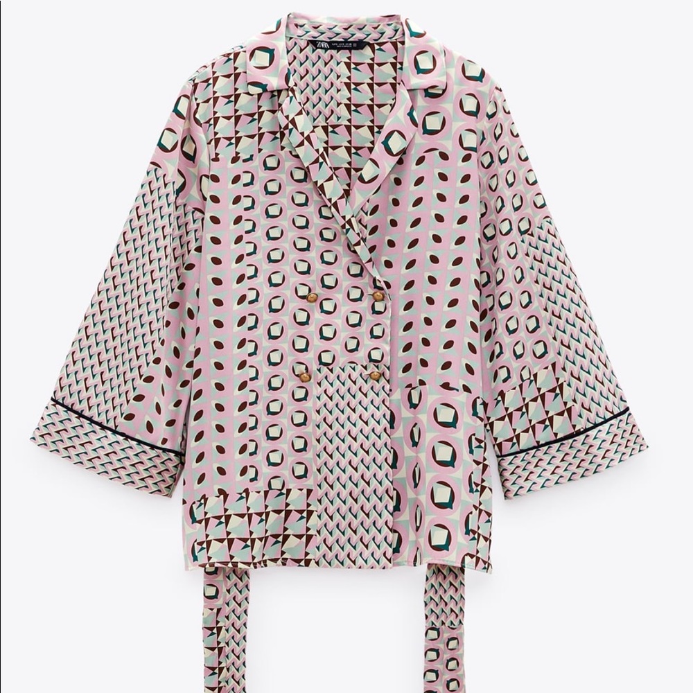 Geometric blouse